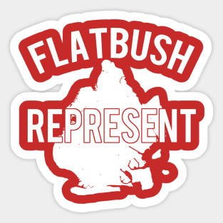 Flatbush Represent Sticker